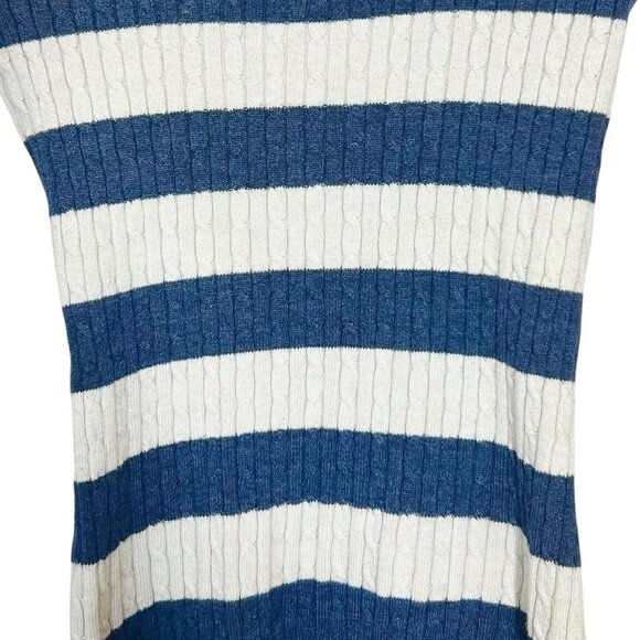 Y2k Bluewhite‎ Striped Long Sleeve - Picture 2 of 4